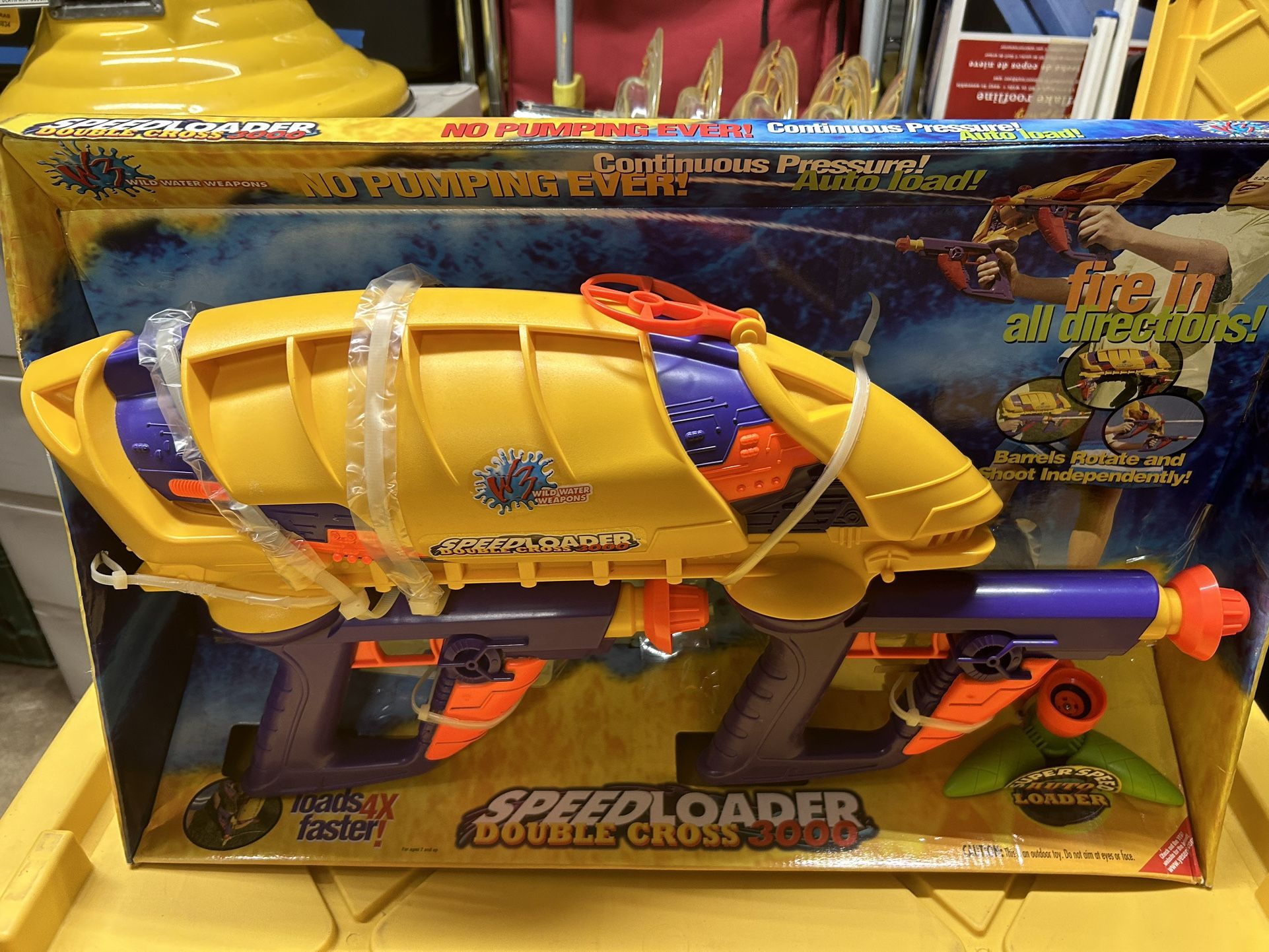 Vintage Speedloader Double Cross 3000 Wild Water Weapons 1998 vintage