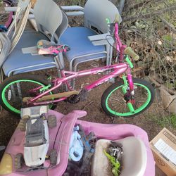 Kids Bikes And Hotwheels