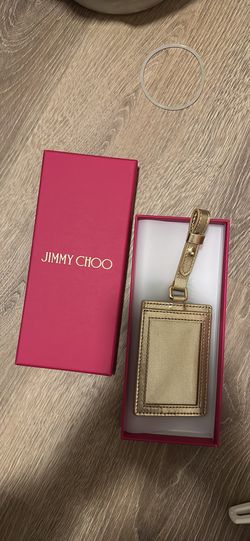 Jimmy Choo Gold Luggage Tag