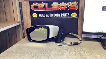 22 25 Acura MDX LH Mirror w/camera Pearl Black