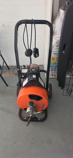 drain snake or a sewer auger.