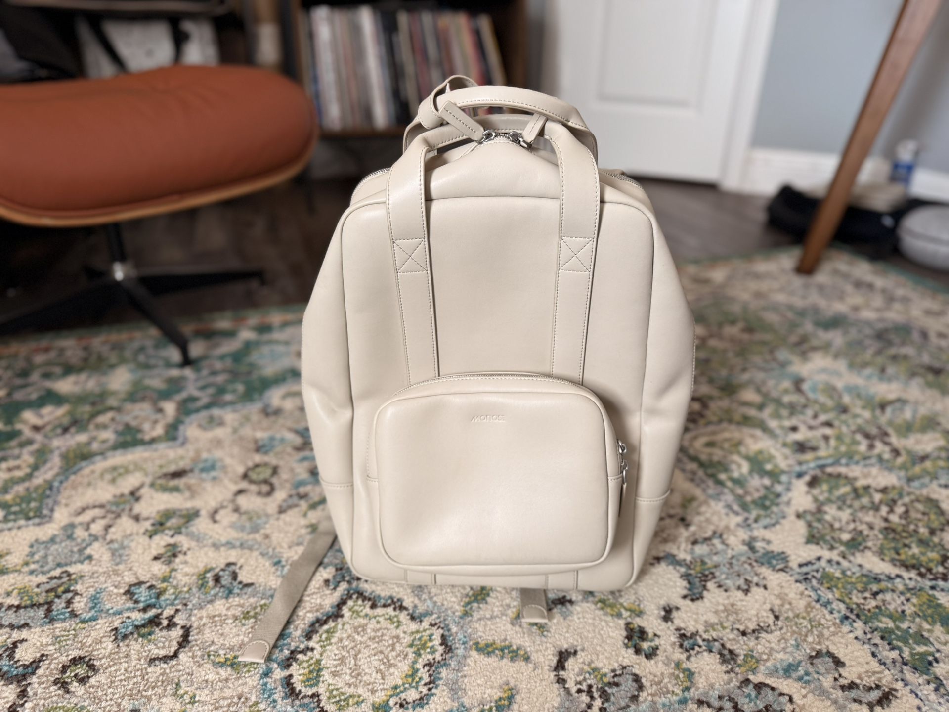 Monos Metro Backpack & Accessory Pouch - Vegan Leather