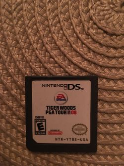 Nintendo ds Tiger woods pga tour 08