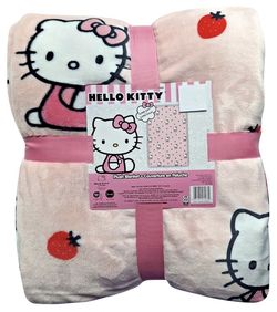 Strawberry Hello Kitty Blanket