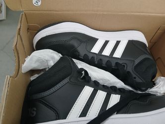 Adidas Mid-Top Sneakers Black and White