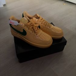 Nike Air Force 1 Low 'Patent Leather Topaz Gold'