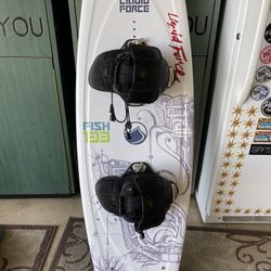 Liquid Force Fish Wakeboard And Bindings