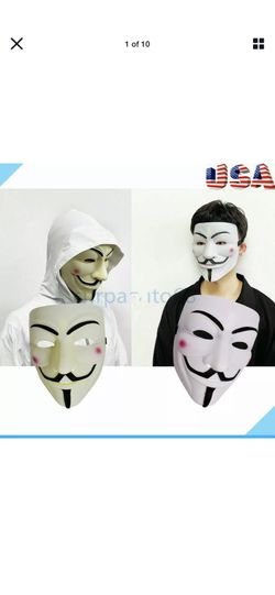 Cool vendetta face masks 3 colors to choose from nice for Halloween 🎃