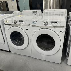 Washer and Dryer NEW White Front Load Electric Stackable 