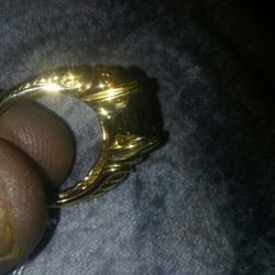 925 Real Stone.4 Ct Sterling silver. Sapphire