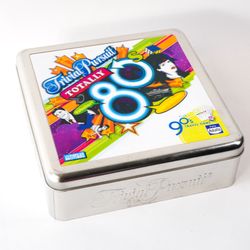 Trivial Pursuit Totally 80's Tin 1980's Trivia Board Game Hasbro 2007