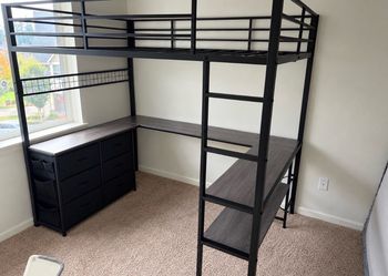 Loft bed - less than a year old