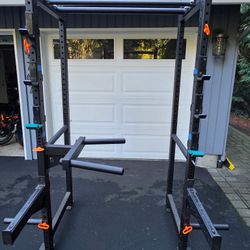 Rogue R-3 Power Rack with Extra Attachments