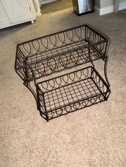 2 tier fruit basket