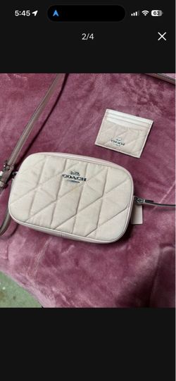 Coach purse with wallet pink