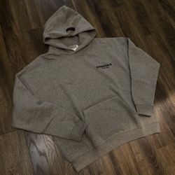Essential Hoodie Dark Oatmeal L