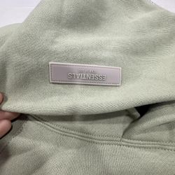 Fear of God ESSENTIALS Kids Hoodie Pistachio — Like New (Y8–Y14)