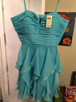 Blue dress, homecoming, prom dress