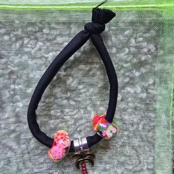 Black lycra bracelet