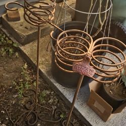 Wrought Iron Cup Holders