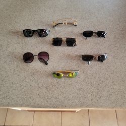 Seven Pair Of Sunglasses. Must Buy All $50