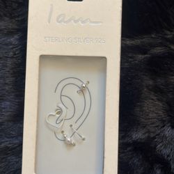 New| I AM sterling silver earrings