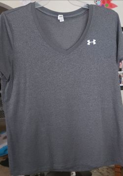 Under Armour Grey V-Neck T-Shirt