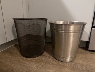 Trash can waste office or bathroom