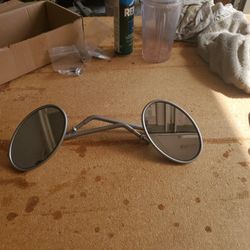 Harley Davidson  L E4 000031 Oval Mirrors NOS OEM 