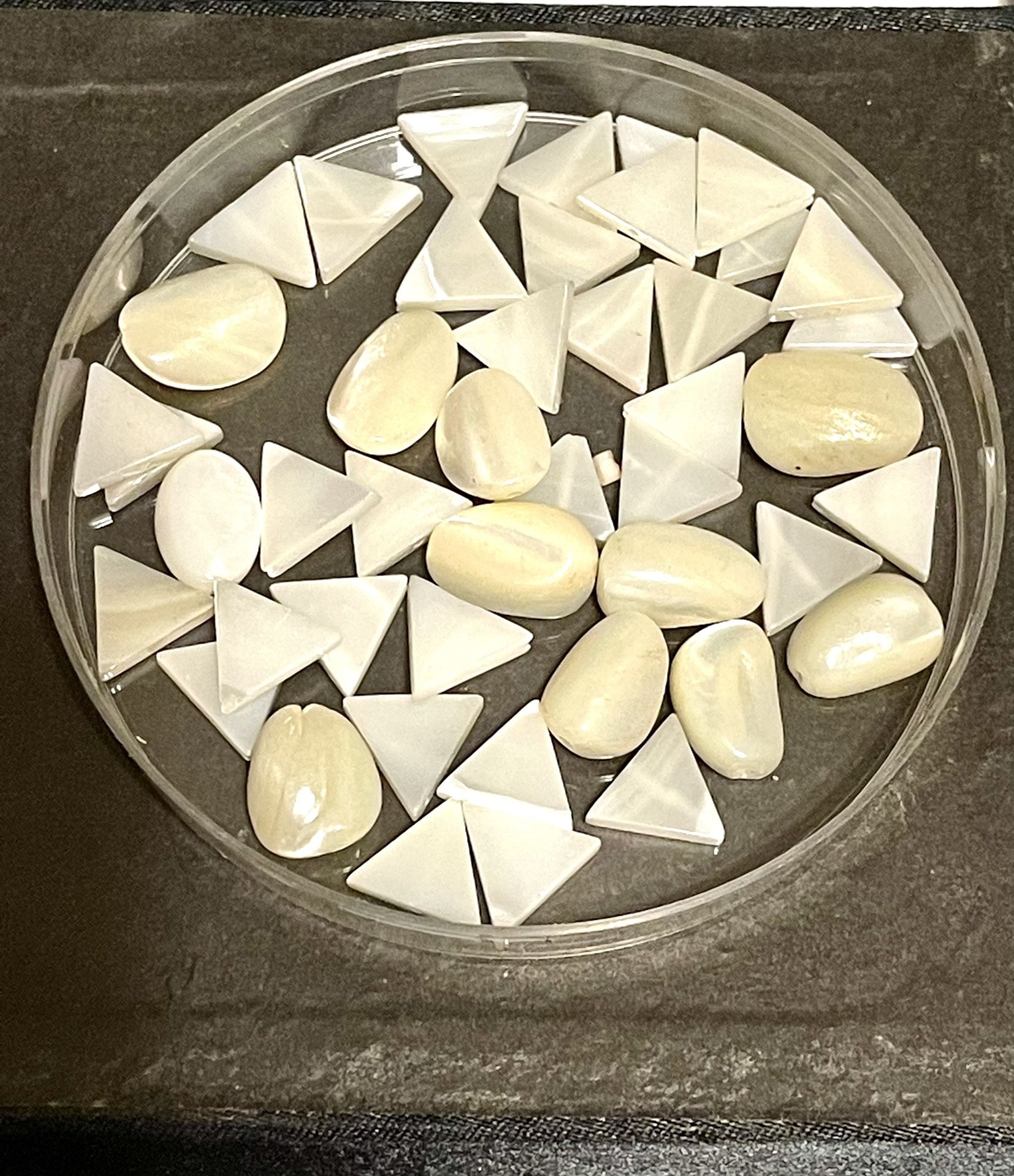 Mixed Lot Of Mother Of Pearl Beads 