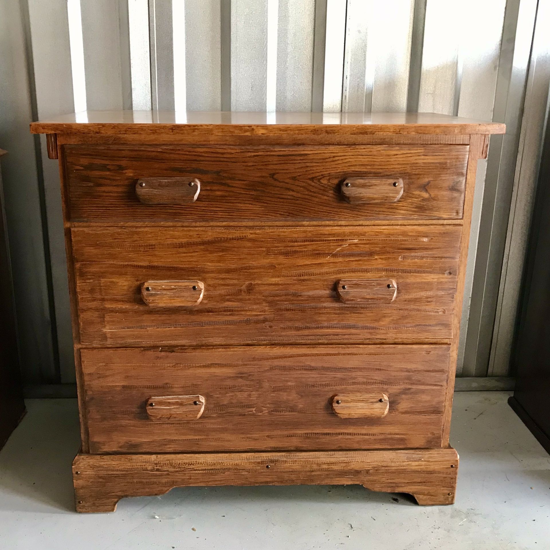 Rustic Solid Oak Dresser