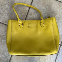 Kate Spade Yellow Handbag