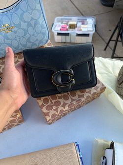 Coach Tabby Black Leather Crossbody Bag/ OBO