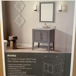Carrara  Marble Vanity