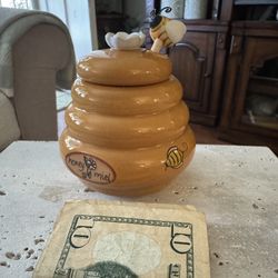 Ceramic Honey Pot
