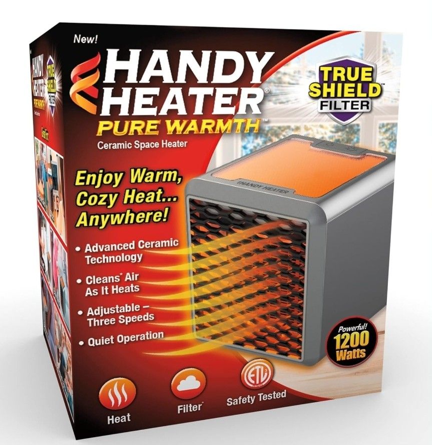 
Visit the Store, Ontel

Ontel

Visit the Store

4.2  946

Ontel Handy Heater Pure Warmth Ceramic Space Heater,3-Speed, Quiet  $25 OBO