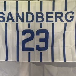 Ryne Sandberg Wall Flag (3’x5’)