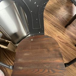 Wood & Metal Dining Chairs