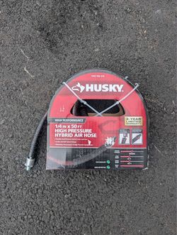 Husky 1/4 in. x 50 ft. High-Pressure Air Hose – New