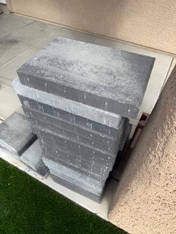 25 12x18 pavers new left overs from a job