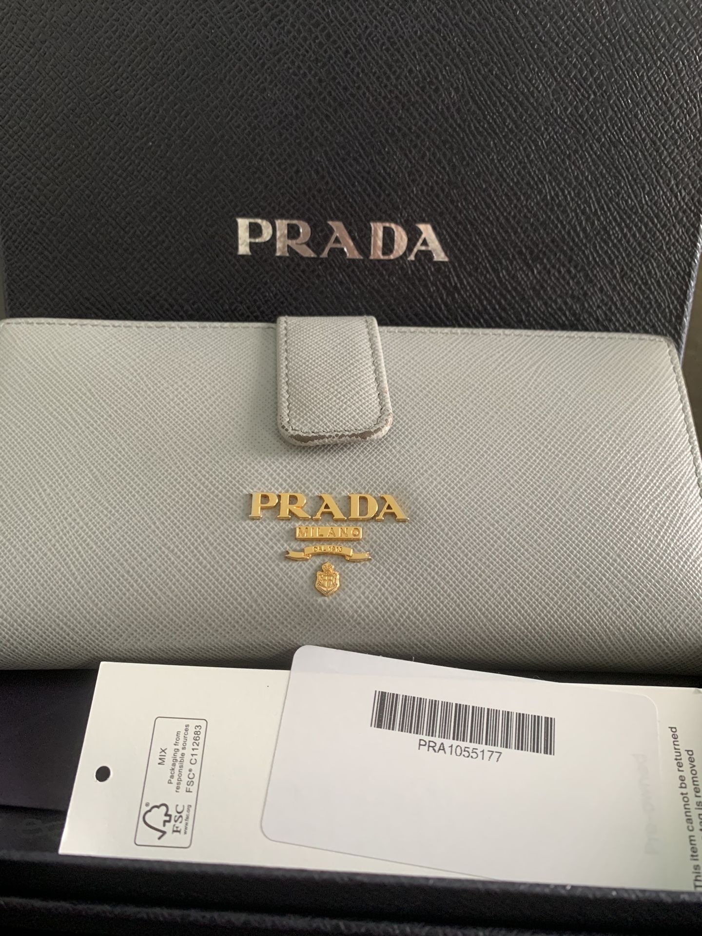 Authentic Prada Wallet