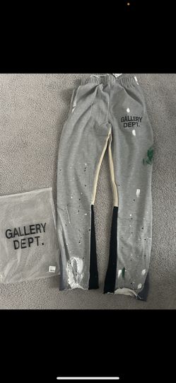 Gallery Dept. Painted Flare Sweat Pants Heather Grey
