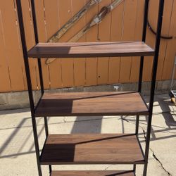 Modern Industrial 5-Tier Bookshelf / Storage Shelf