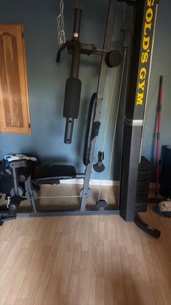Golds gym lap pull down and chest press