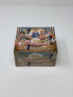 Bowman Basketball Hobby Jumbo Box