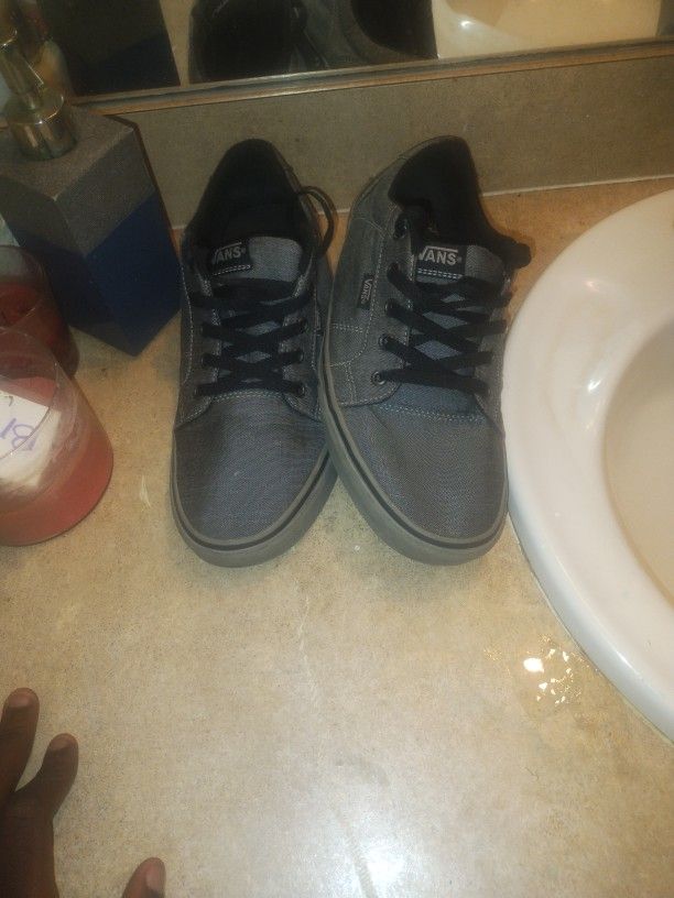 Vans Bishop F4 Black Grey Men Low Top Canvas