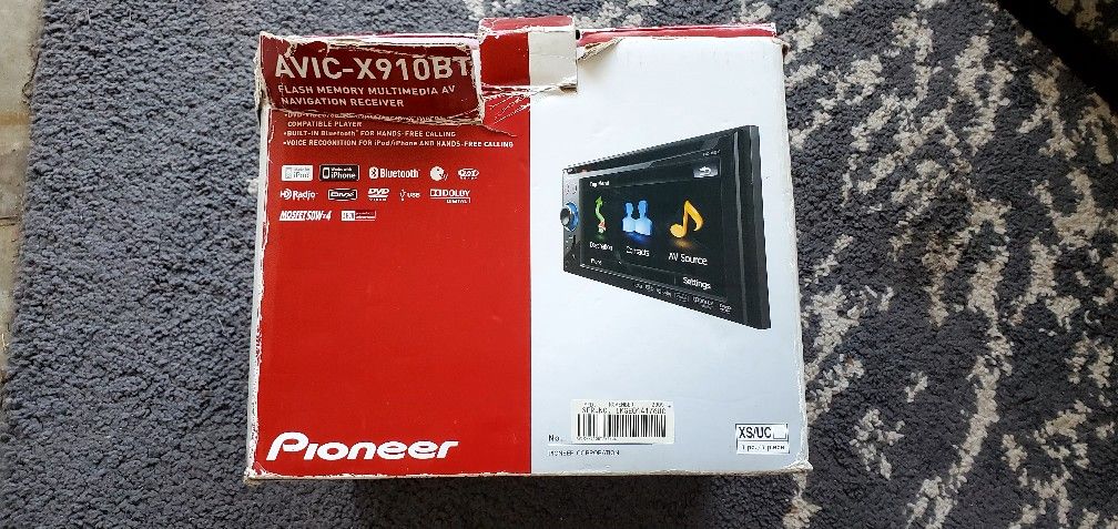 Pioneer AVIC-X910BT Double Din Touch Screen Bluetooth Radio Navigation USB