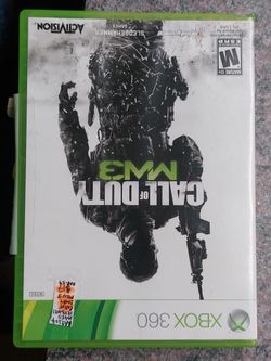 CALL OF DUTY MW3 (MODERN WARFARE 3) VIDEO GAME for XBOX 360 by ACTIVSION Infinity ward & SLEDGEHAMMER GAMES