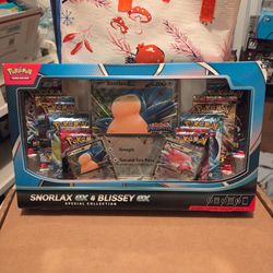 Pokemon Snorlax EX and Blissy EX Collection Box