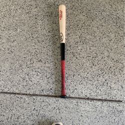 Velo Rawlings Wooden Bat, 29 Inches 